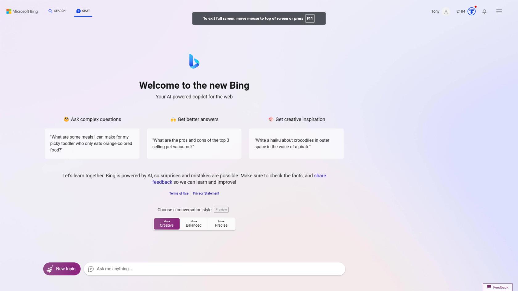 如何將新的 Bing 與 ChatGPT 結合使用 — 以及您可以用它做什麼