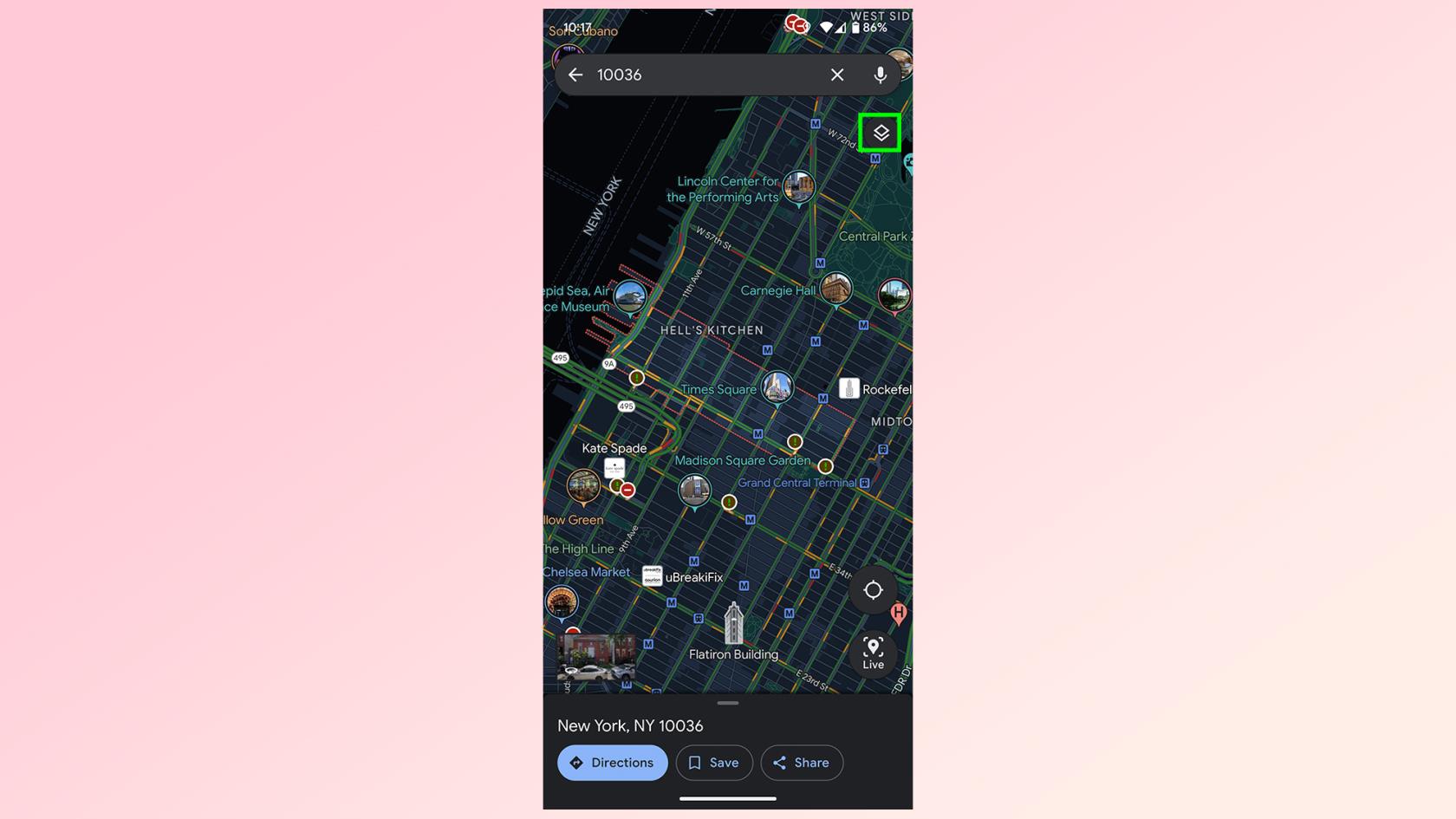 如何在 Google 地圖上檢查空氣質量