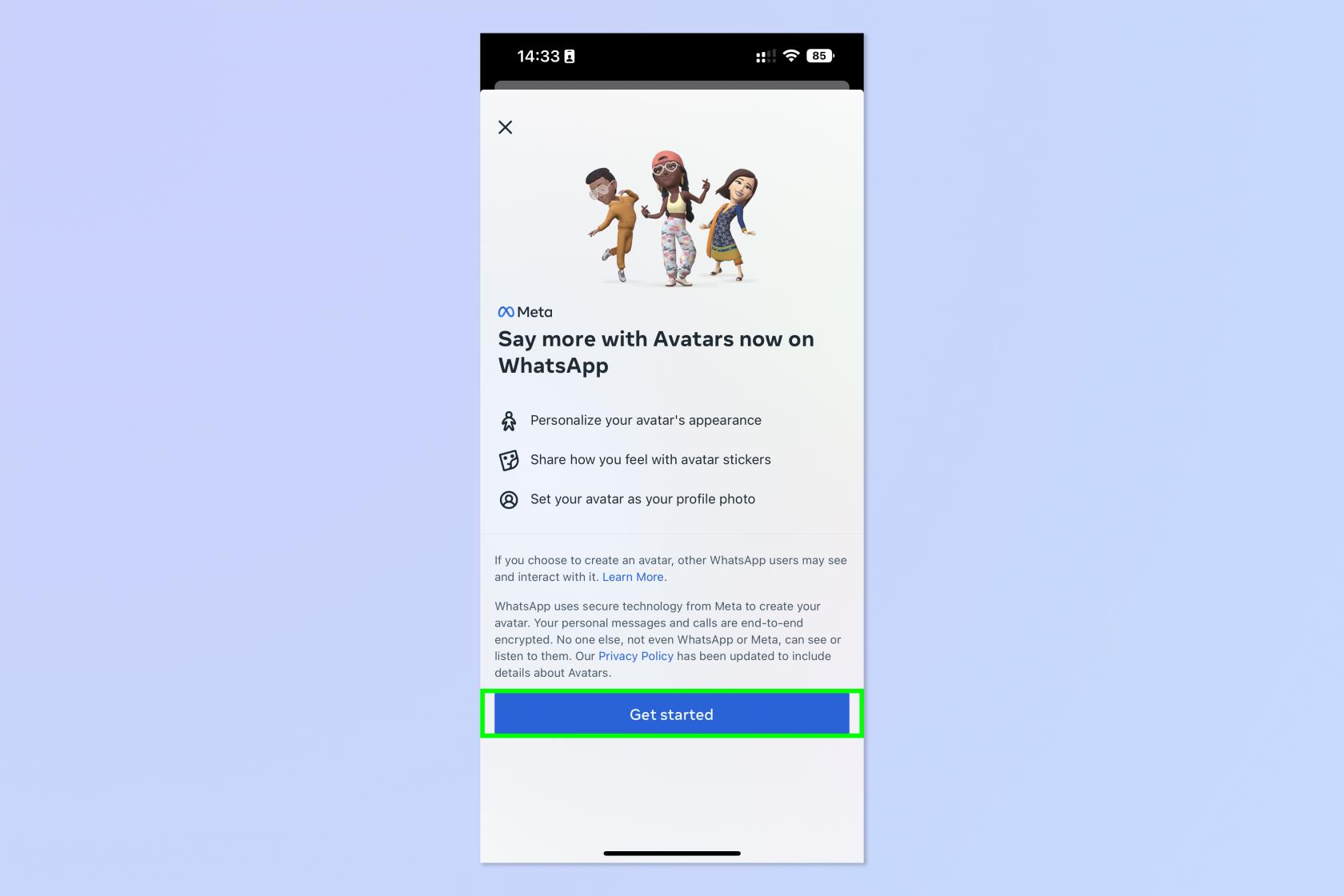 您現在可以創建 WhatsApp 頭像 - 操作方法如下