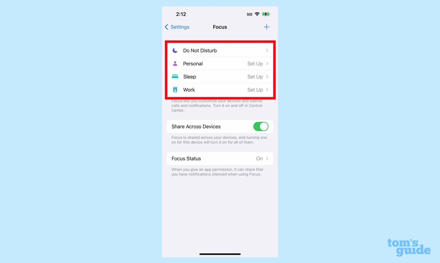 如何在 iOS 16 中的 iPhone 上設置專注模式