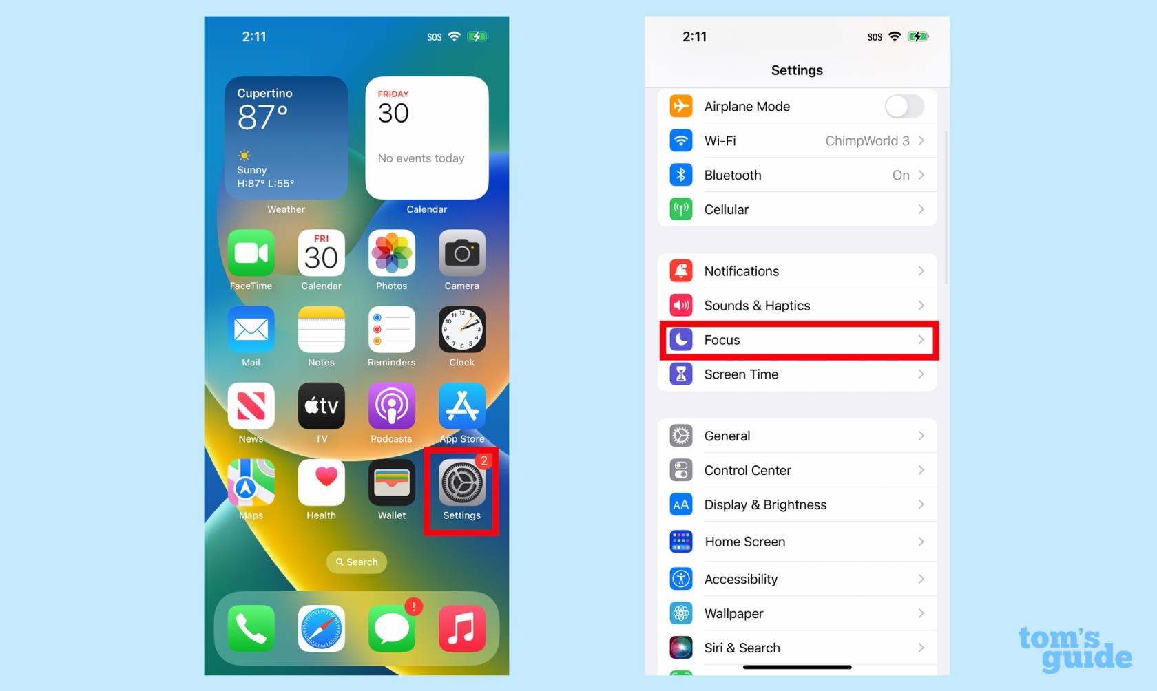 如何在 iOS 16 中的 iPhone 上設置專注模式