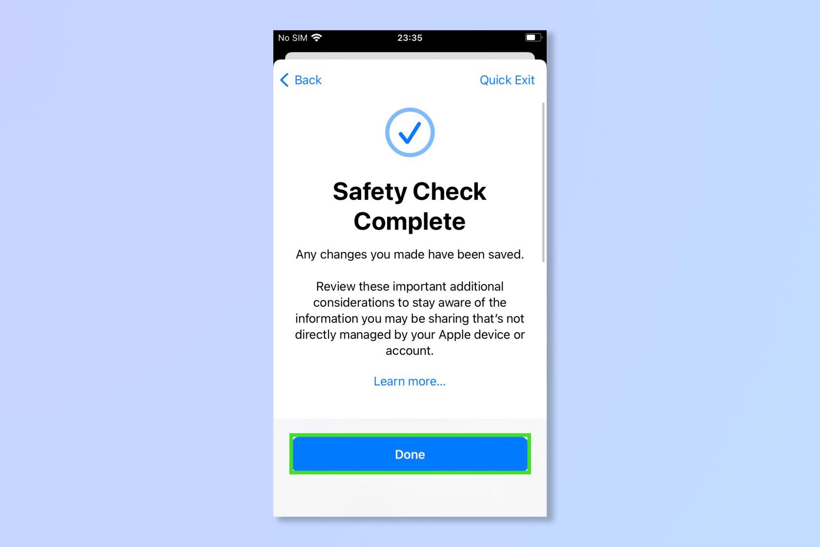 使用安全檢查立即清除 iPhone 上的有毒應用程序（和人員）