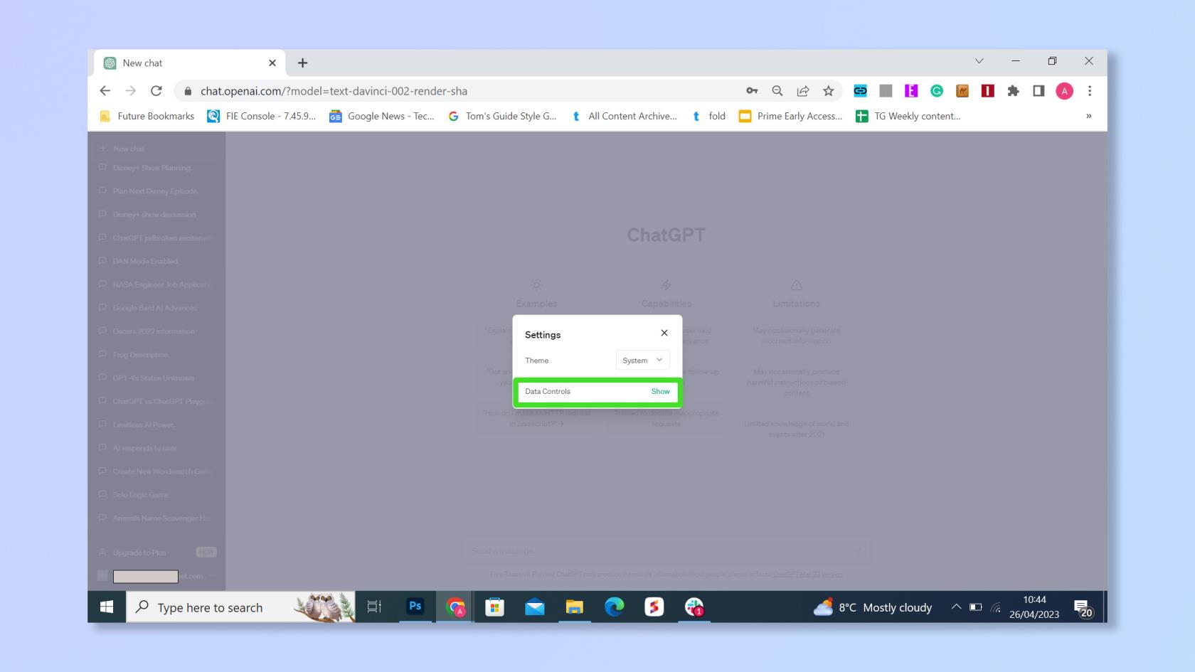 ChatGPT 正在分享您的秘密 — 通過更改此設置來保持您的聊天私密性