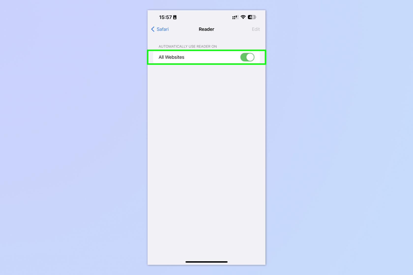 如何使用 iOS Safari 閱讀器模式