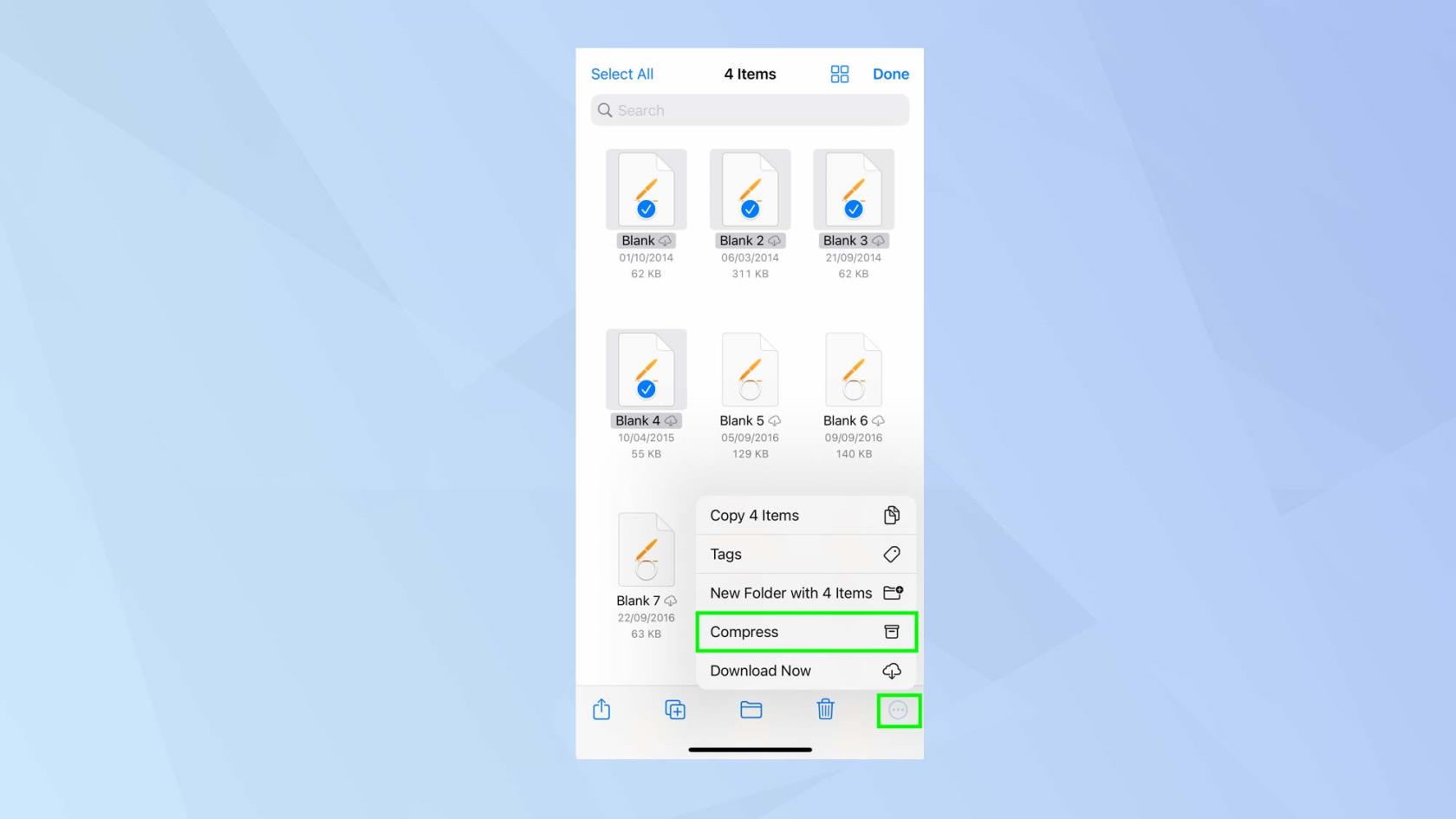 如何在 iPhone 上創建和打開 zip 文件
