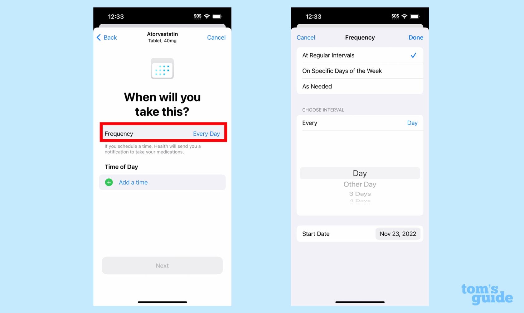 如何在 iOS 16 中的 iPhone 上設置藥物