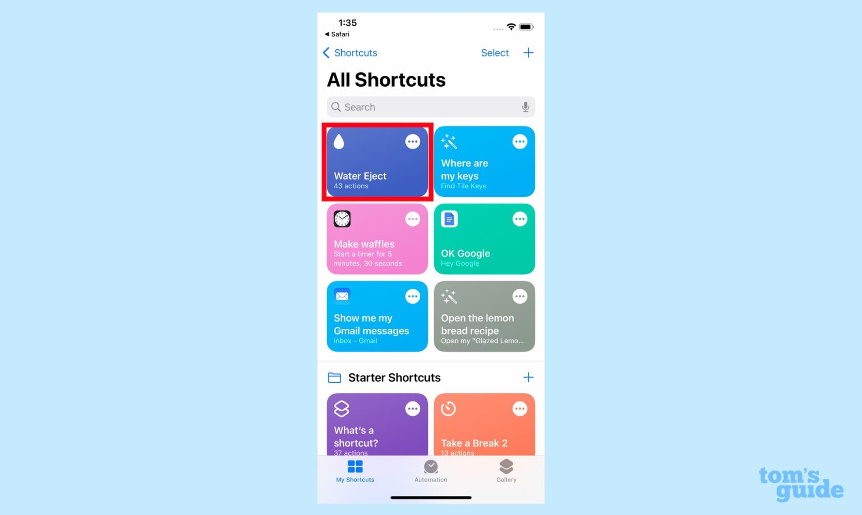 您可以使用這個方便的快捷方式命令 Siri 從 iPhone 中噴射水