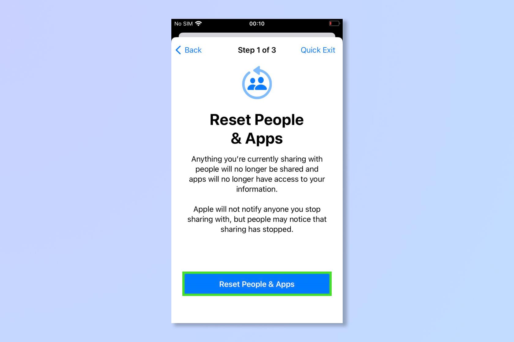 使用安全檢查立即清除 iPhone 上的有毒應用程序（和人員）