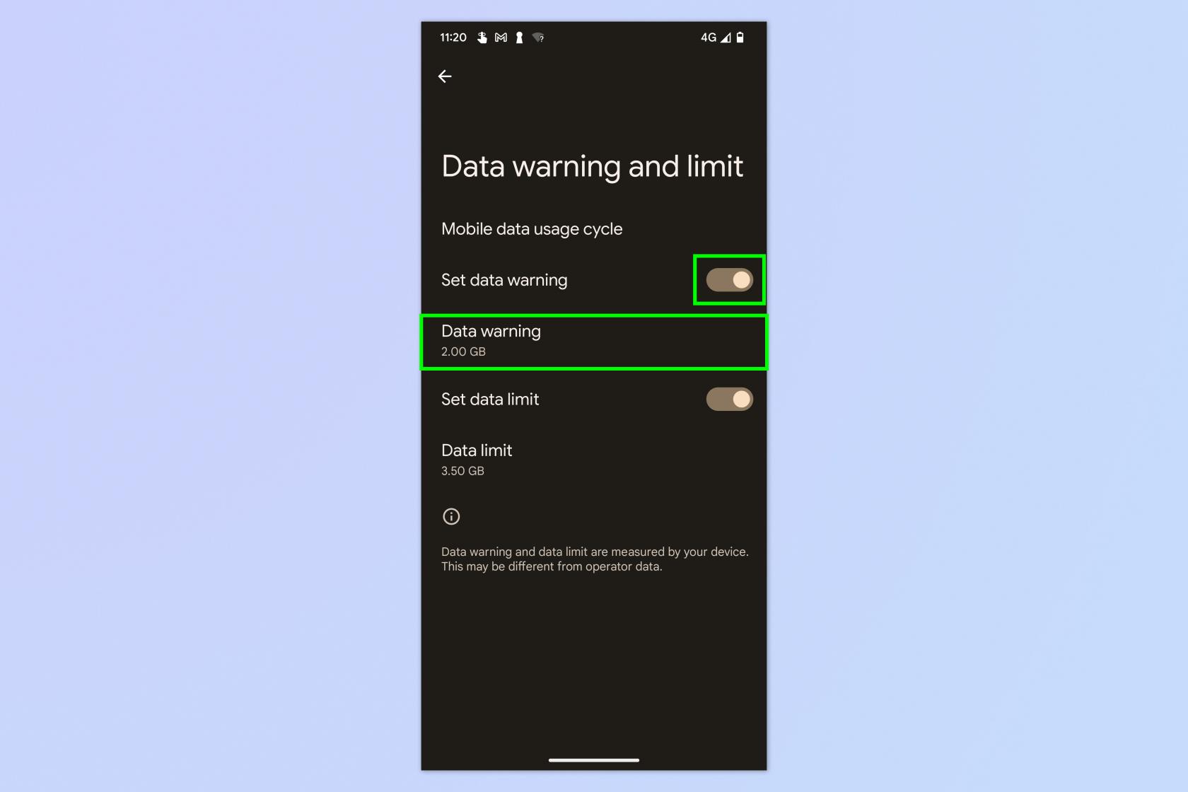 您的 Android 手機有一項隱藏功能，可以阻止您使用過多的數據流量
