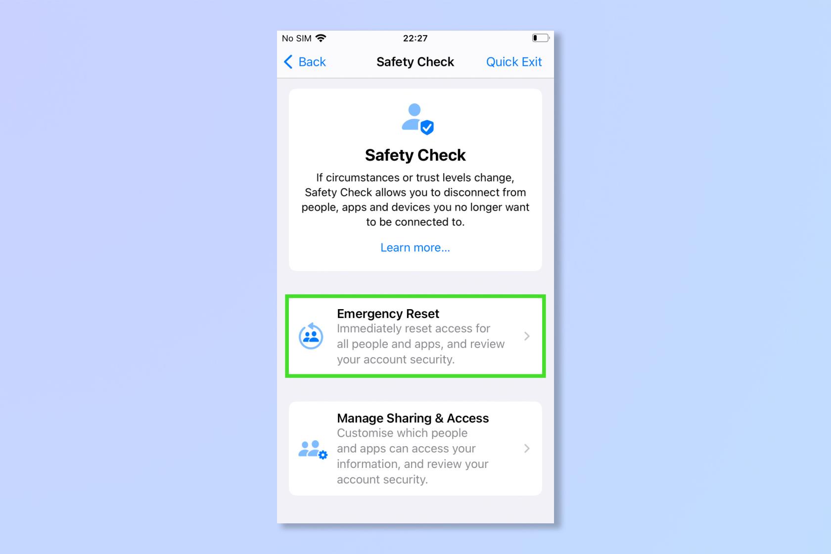 使用安全檢查立即清除 iPhone 上的有毒應用程序（和人員）