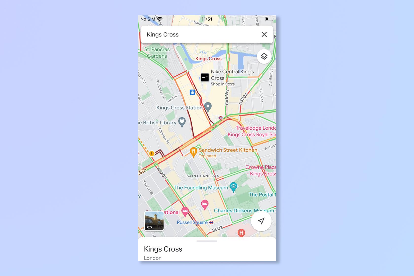 如何在 Google 地圖上查看路況信息