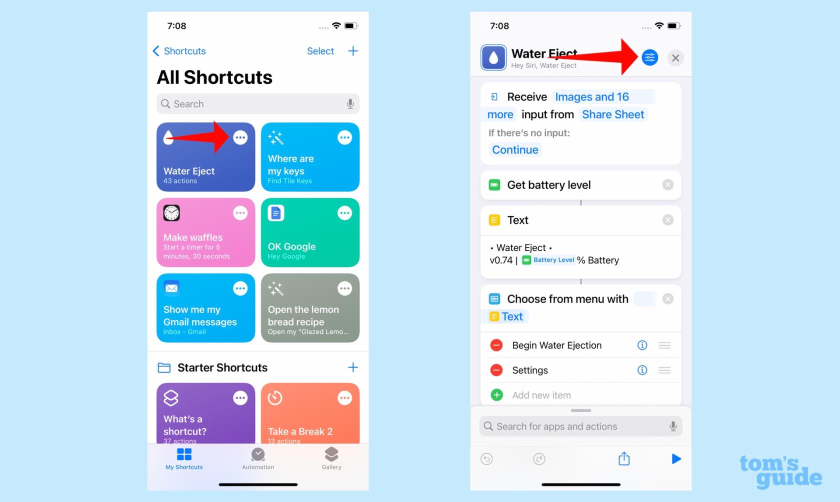 您可以使用這個方便的快捷方式命令 Siri 從 iPhone 中噴射水