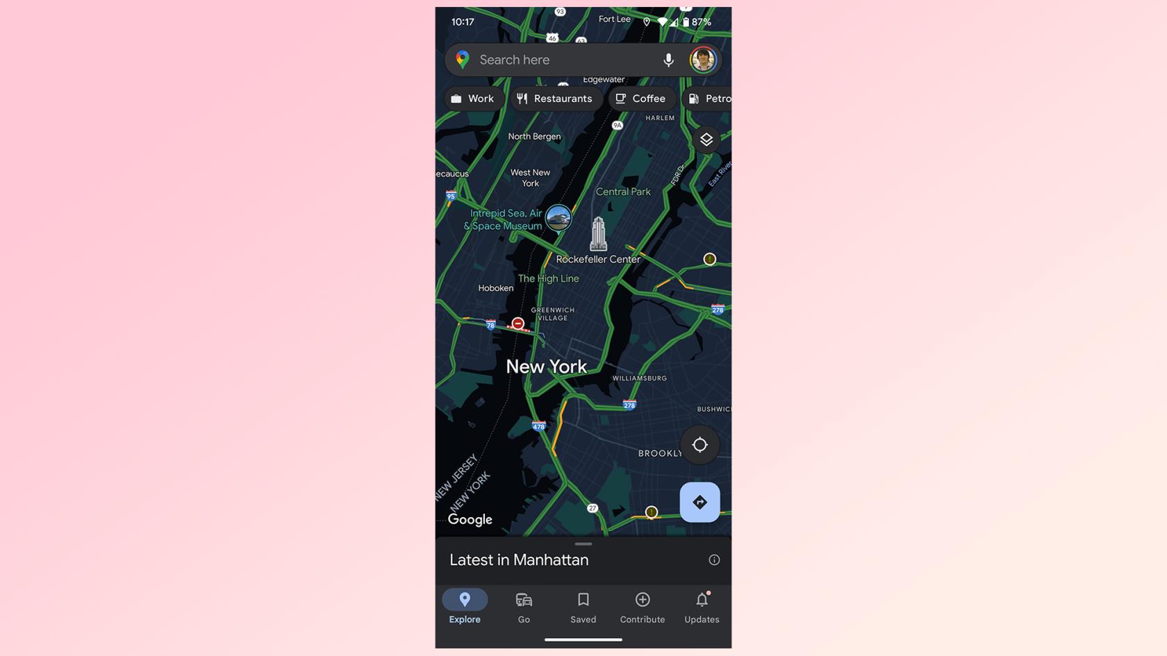 如何在 Google 地圖上檢查空氣質量