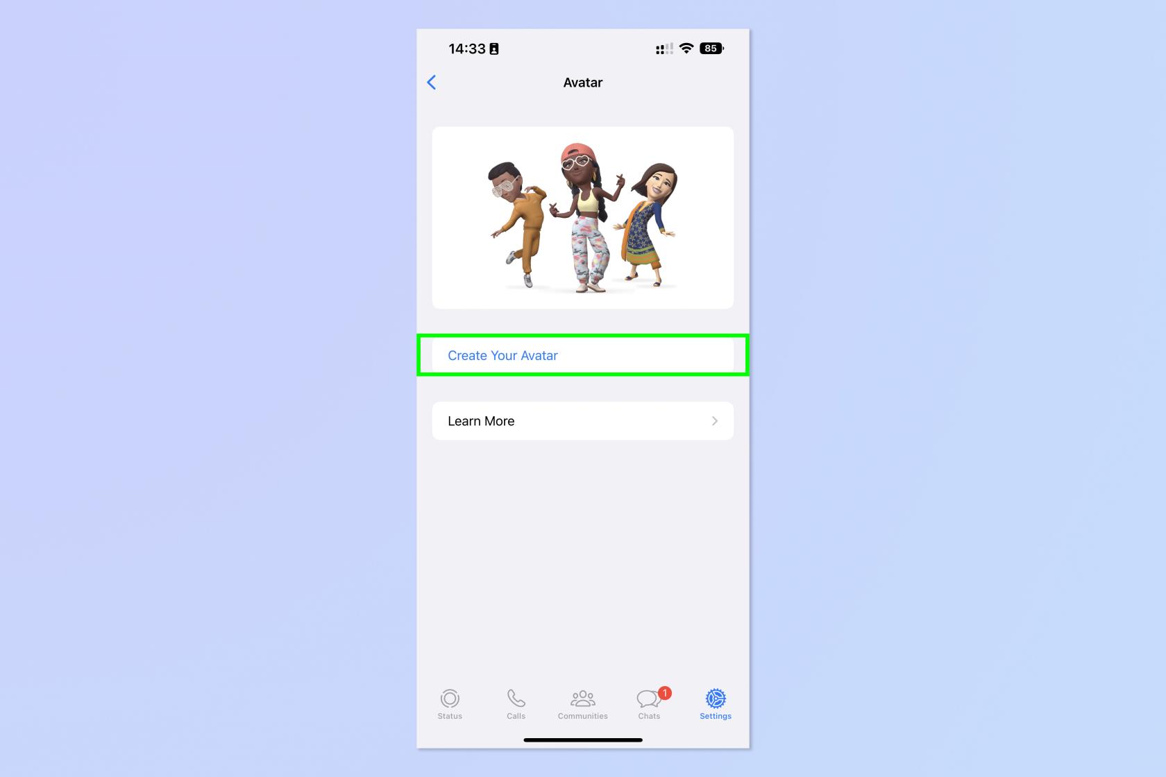 您現在可以創建 WhatsApp 頭像 - 操作方法如下