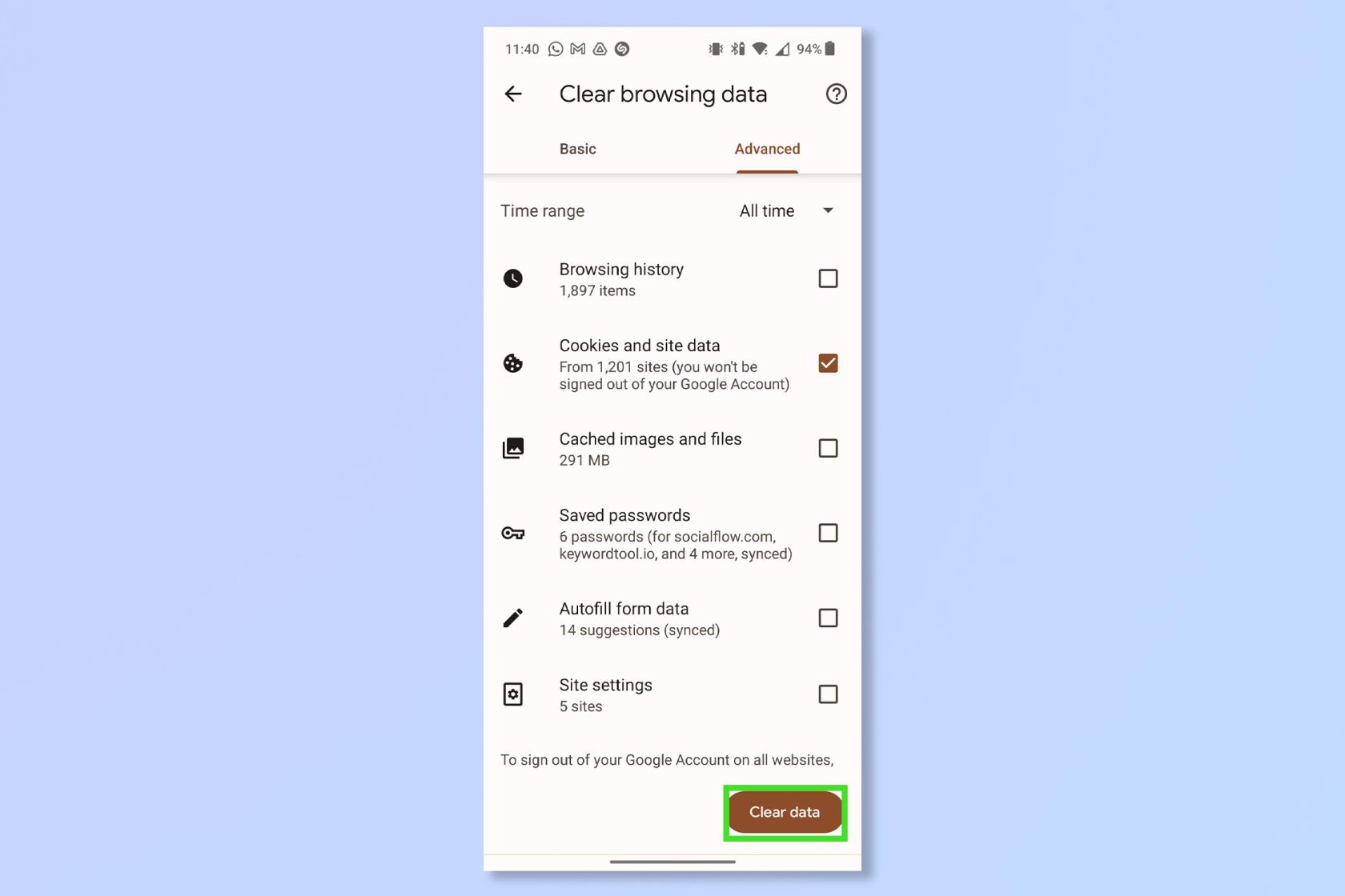 如何刪除 Android 上的 cookie