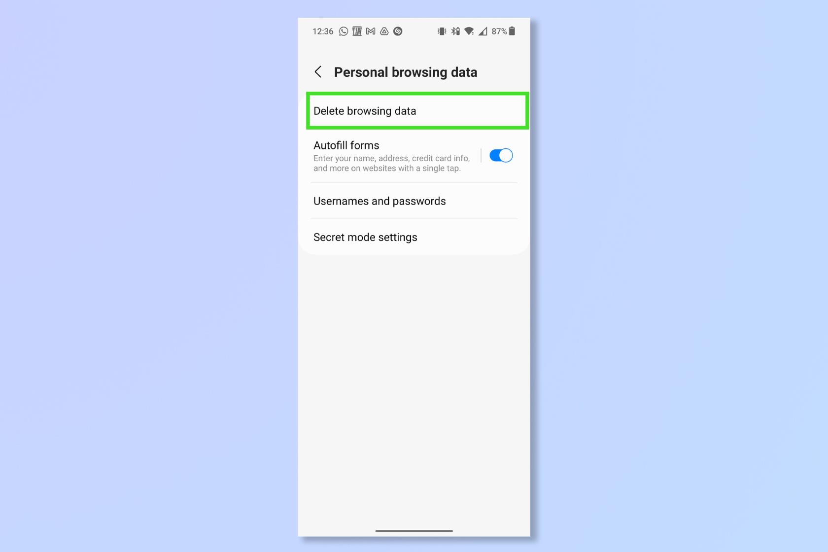 如何刪除 Android 上的 cookie