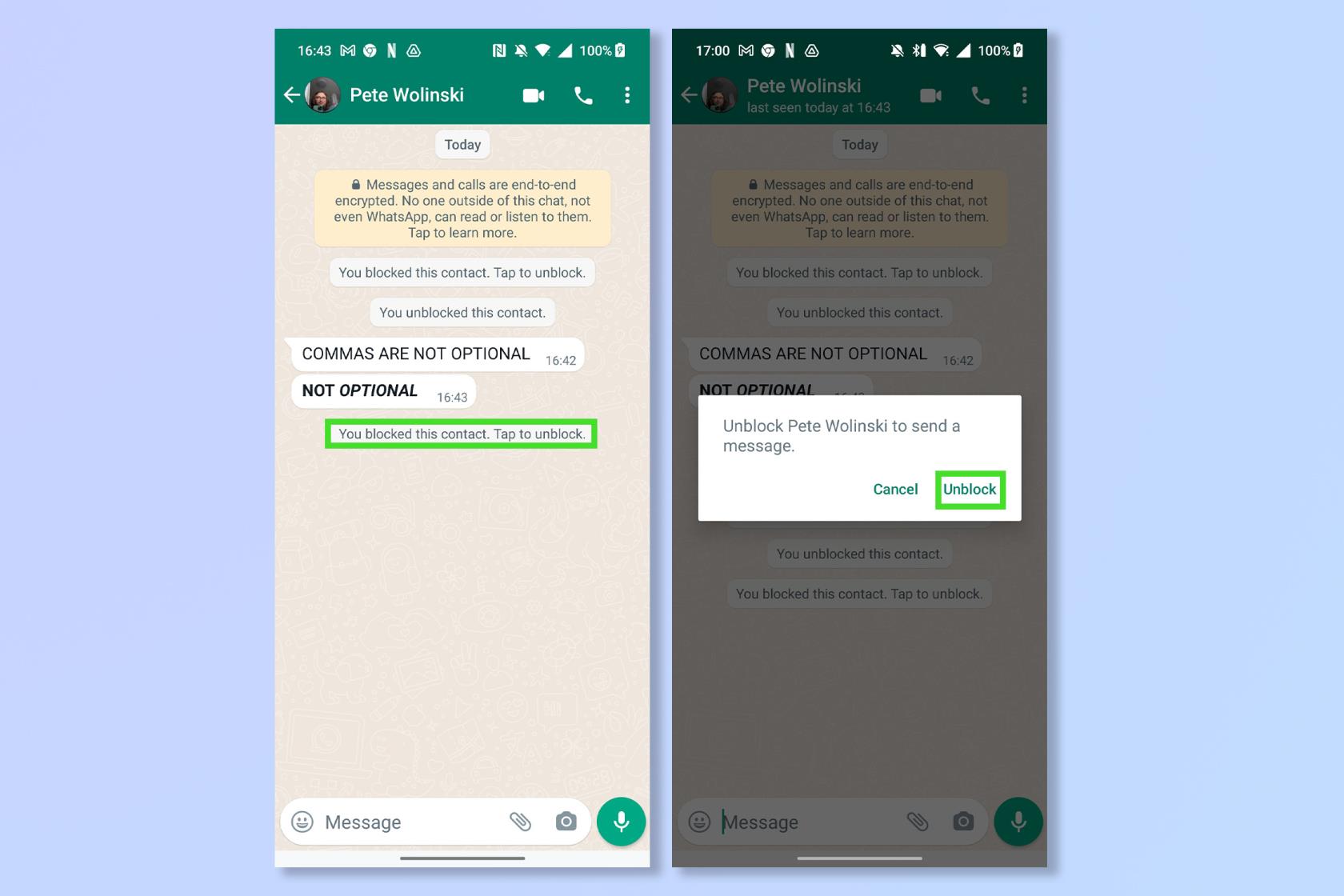 如何在 WhatsApp 中解鎖