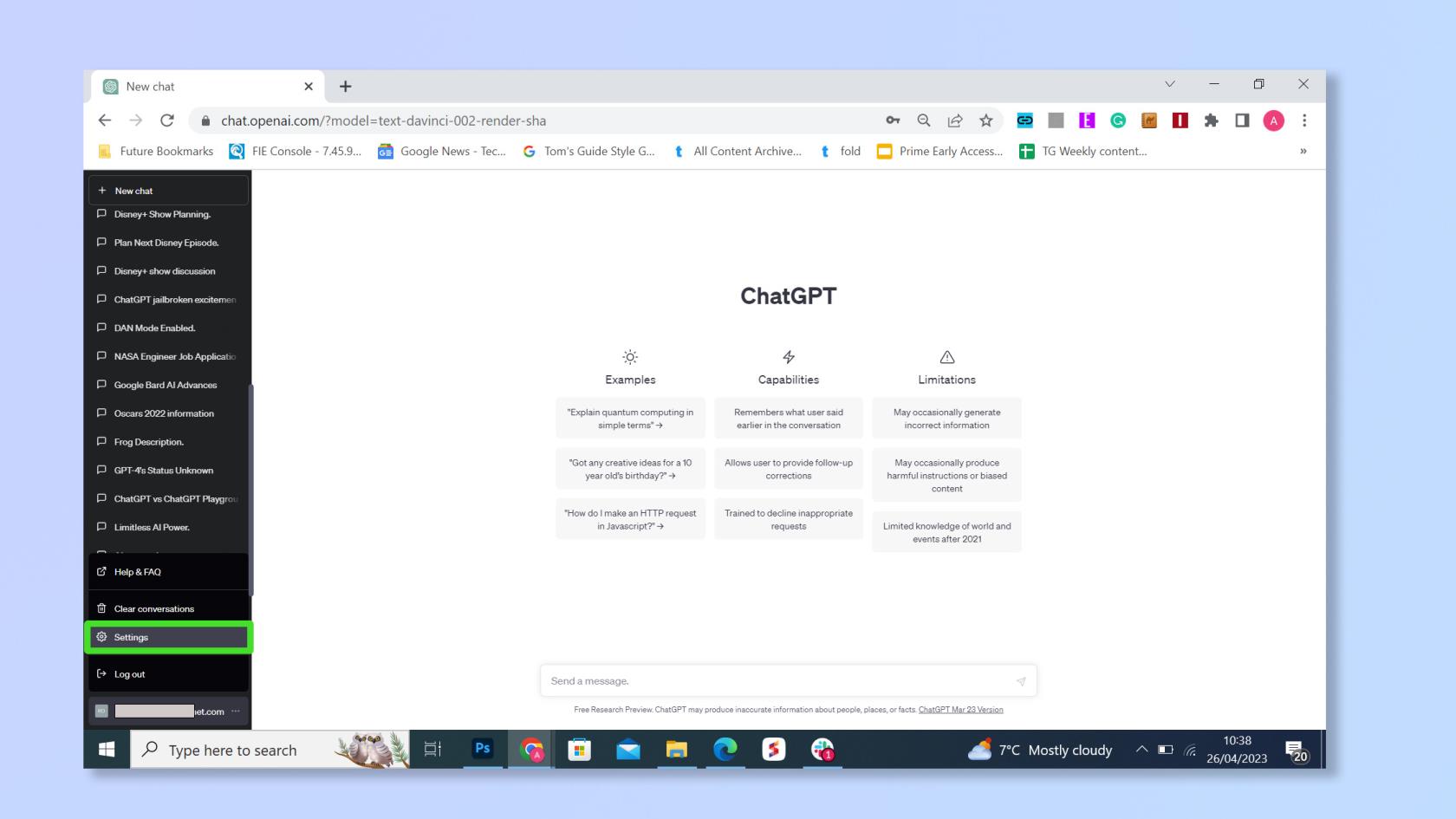 ChatGPT 正在分享您的秘密 — 通過更改此設置來保持您的聊天私密性