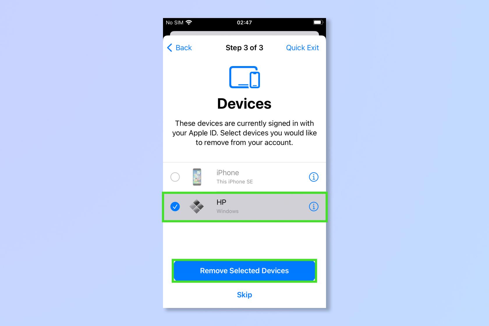 使用安全檢查立即清除 iPhone 上的有毒應用程序（和人員）
