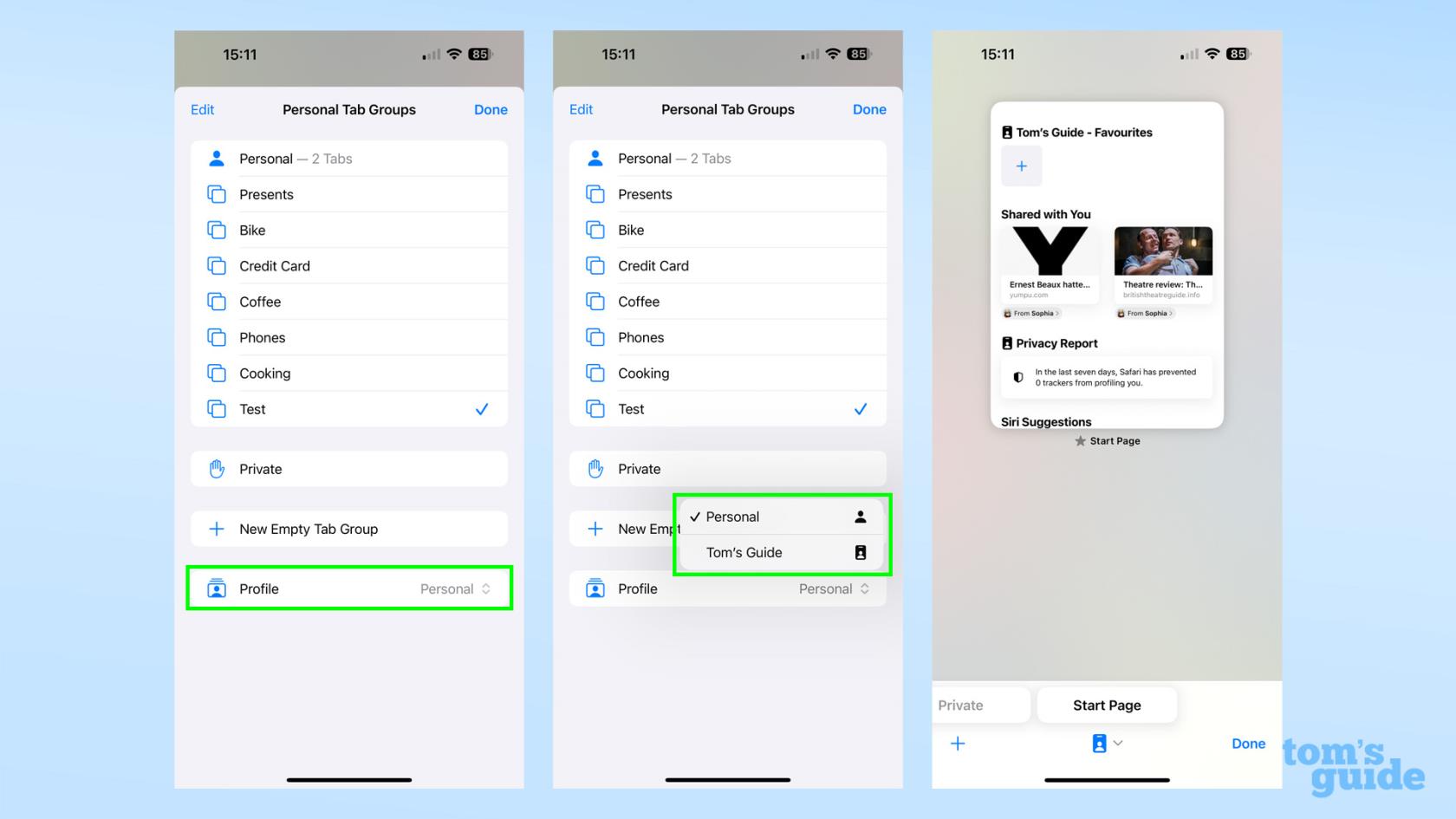 iOS 17 中的 Safari 配置文件改變了遊戲規則——設置方法如下