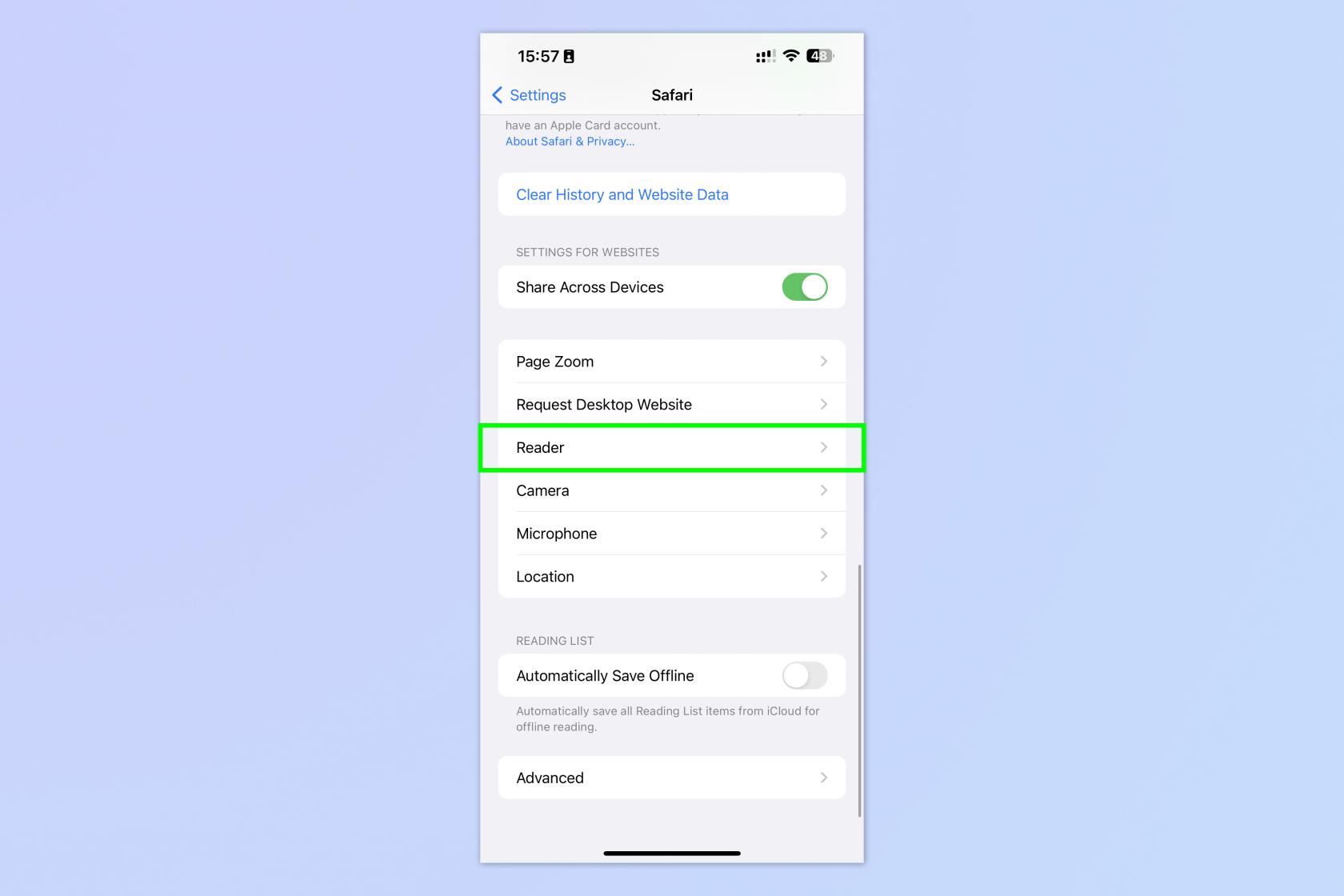 如何使用 iOS Safari 閱讀器模式