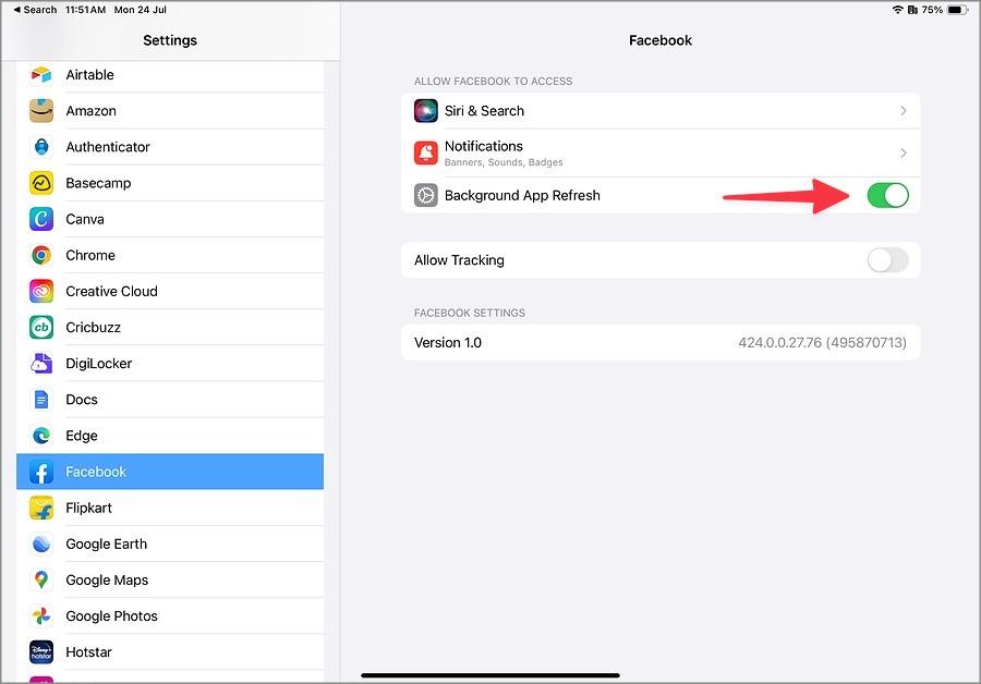 Facebook 在 iPad 上無法運行的 9 個修復