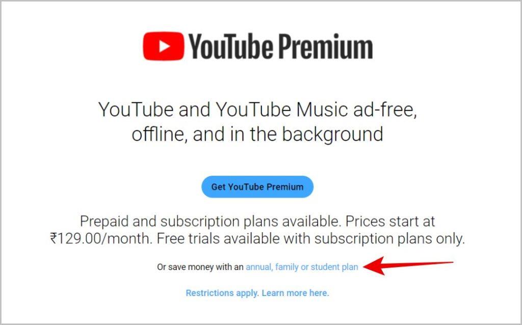 如何設定 YouTube Premium 家庭計劃
