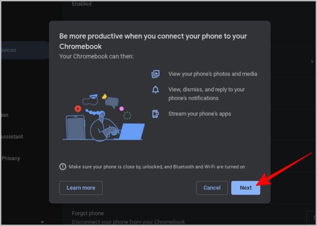 如何將應用程式從 Android 手機串流傳輸到 Chromebook