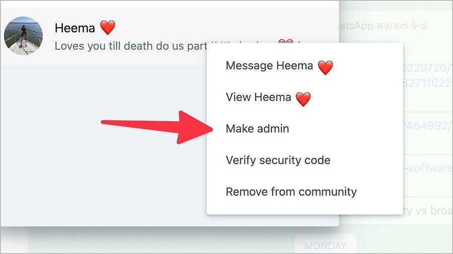 如何在桌面和行動裝置上管理 WhatsApp 社群管理員