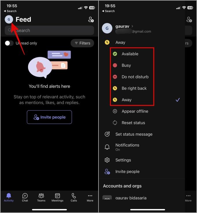 Microsoft Teams 狀態：意義以及如何更改