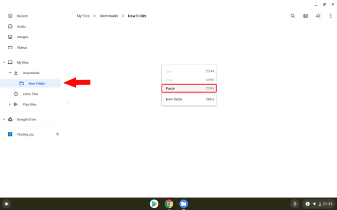 如何在 Chromebook 上壓縮和解壓縮文件