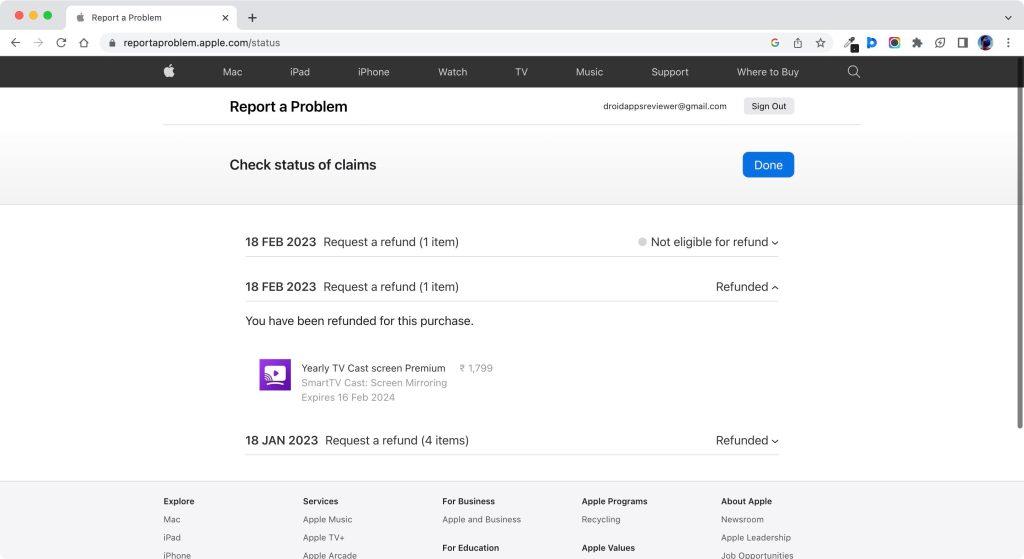 如何獲得 App Store 和 iTunes 購買的退款