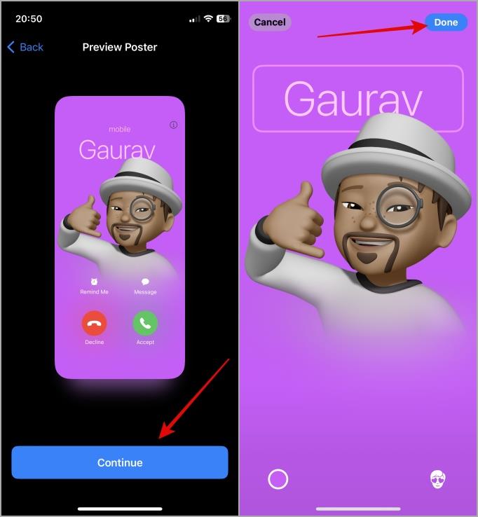 如何在 iPhone 上啟用和設定聯絡人照片和海報