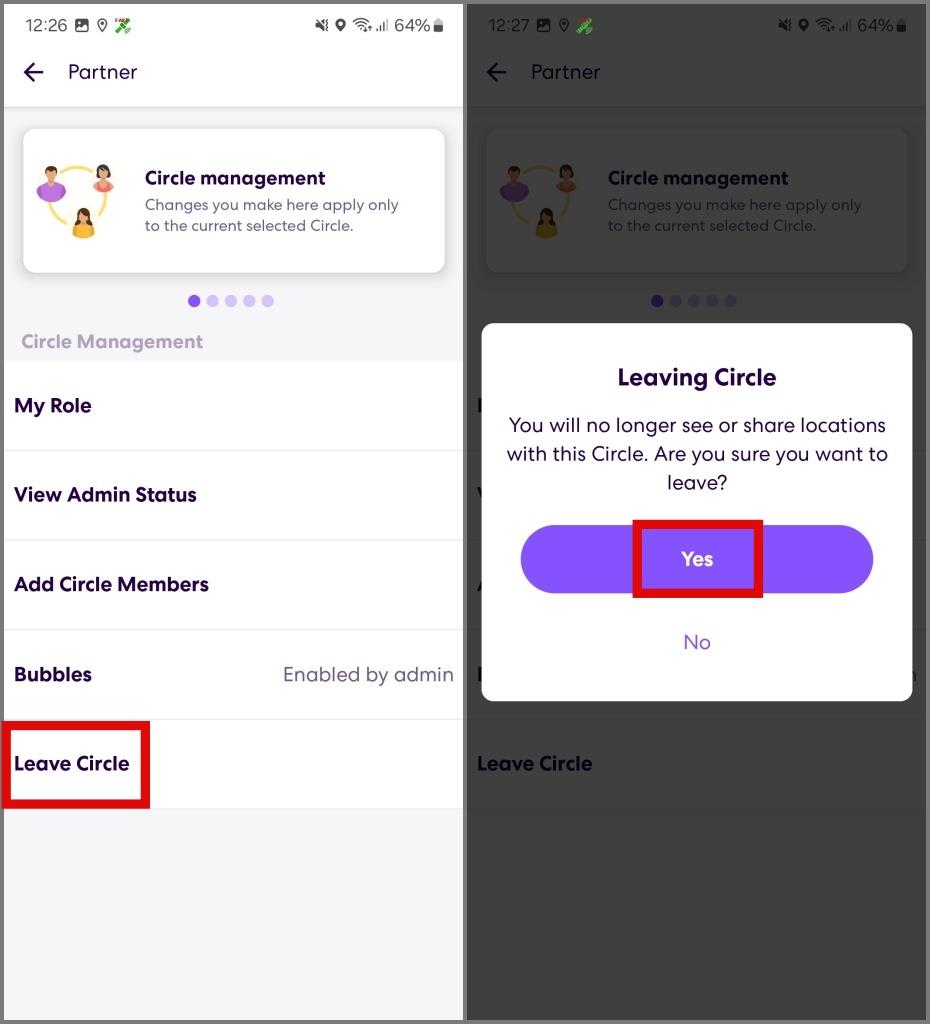 如何離開 Life360 圈子