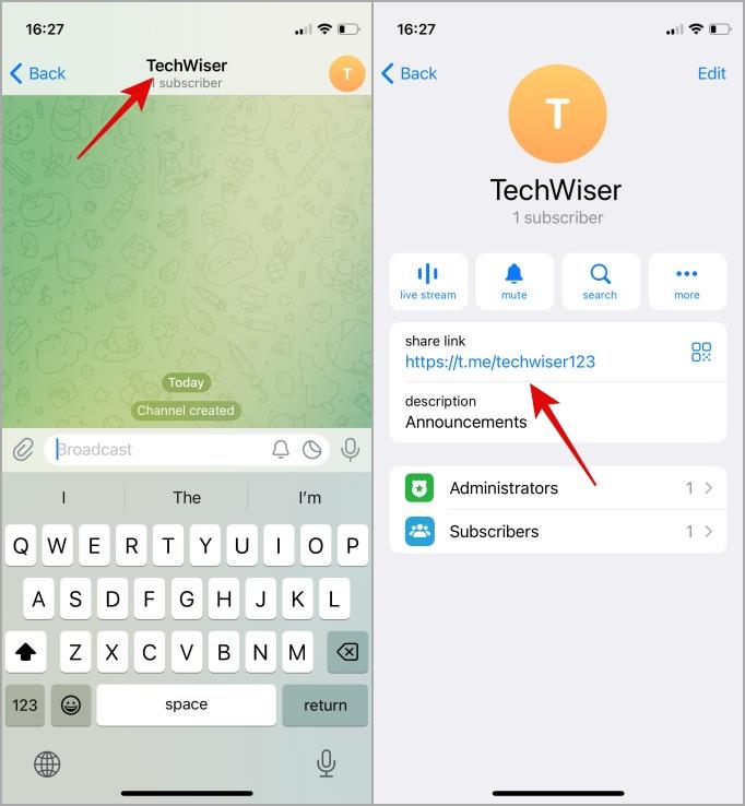 如何複製 Telegram 個人資料、群組、頻道、訊息鏈接
