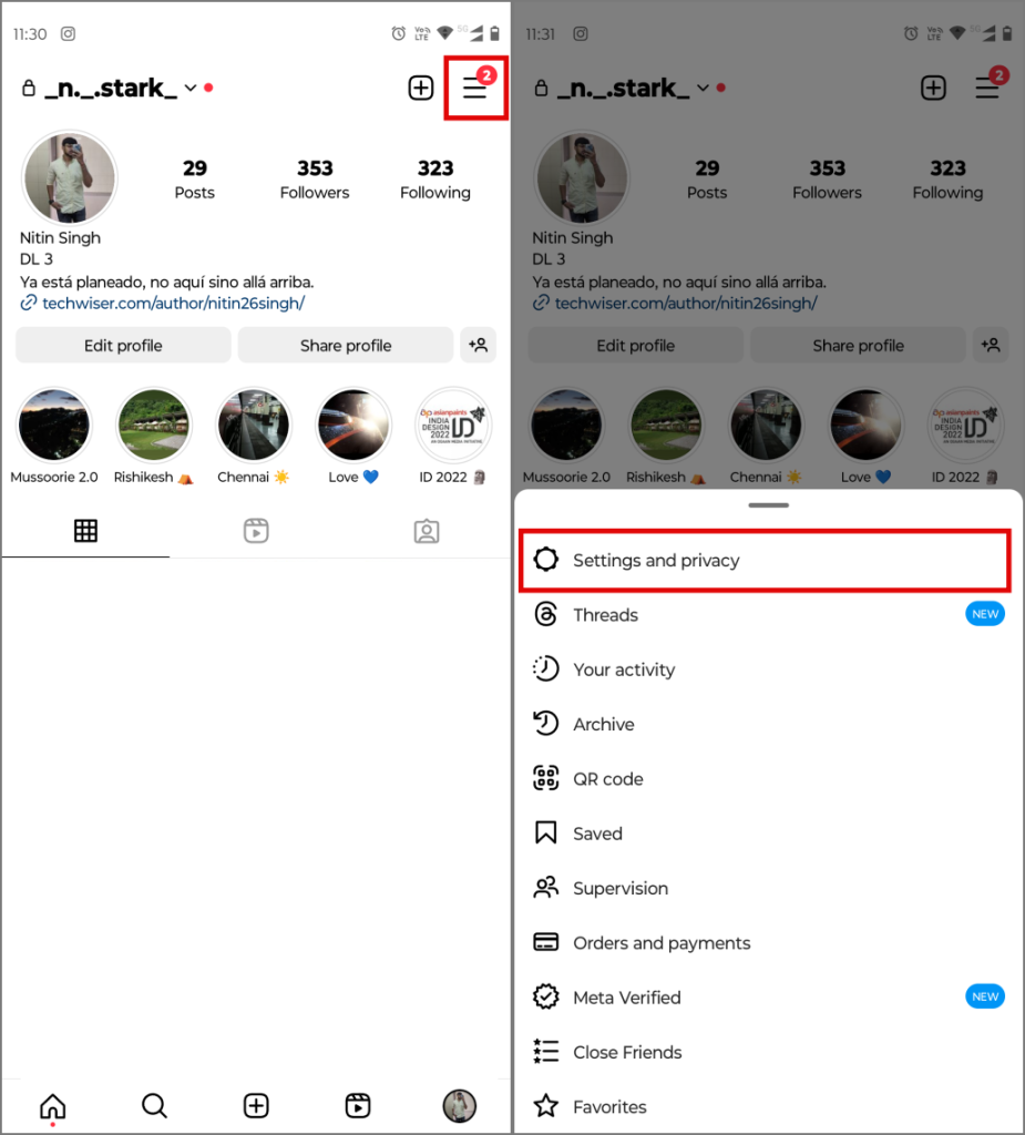 如何更改 Instagram 上的語言