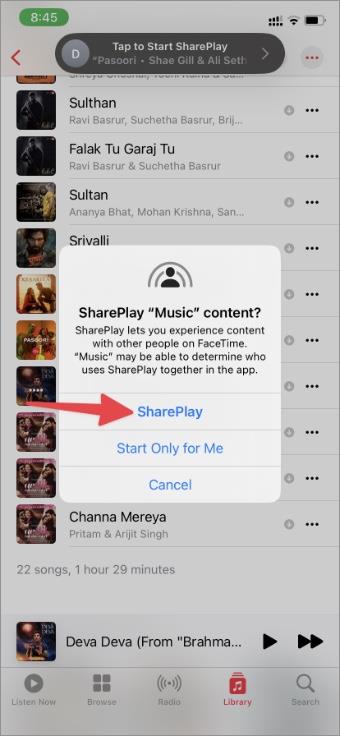 如何在 iPhone 和 iPad 上的「訊息」中啟動 SharePlay