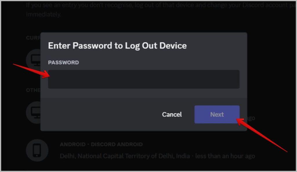 如何在所有裝置上退出 Discord