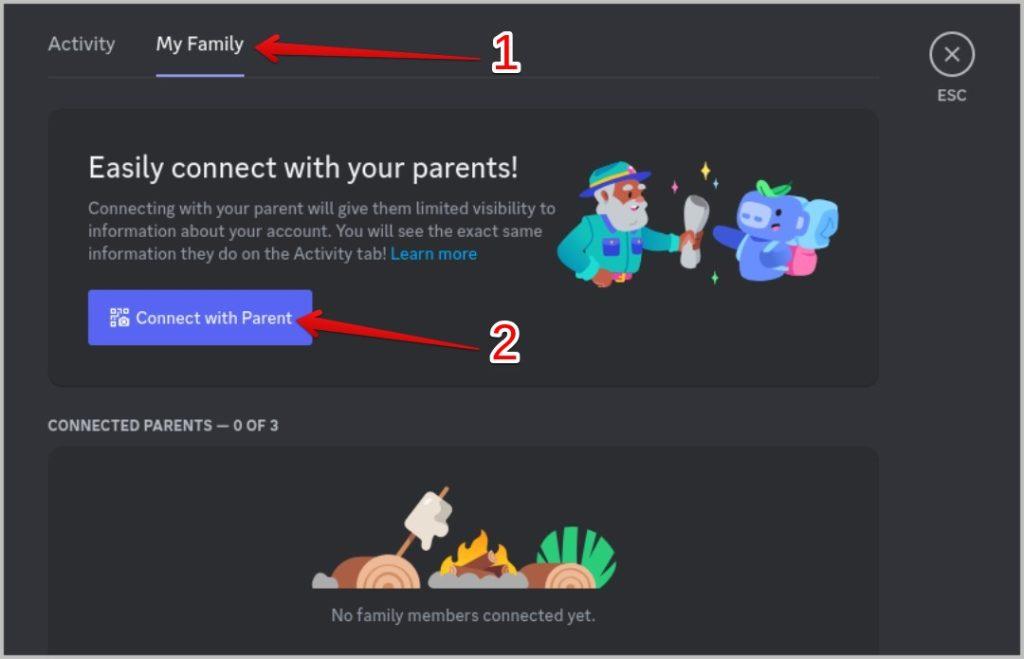 如何在 Discord 上設定家長監護