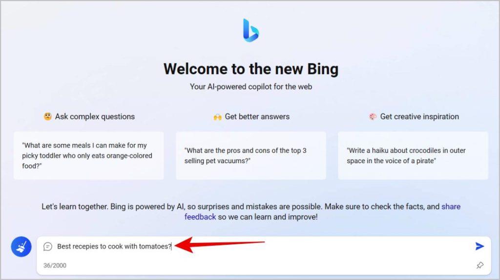 如何使用由 ChatGPT AI 提供支援的新 Bing 聊天