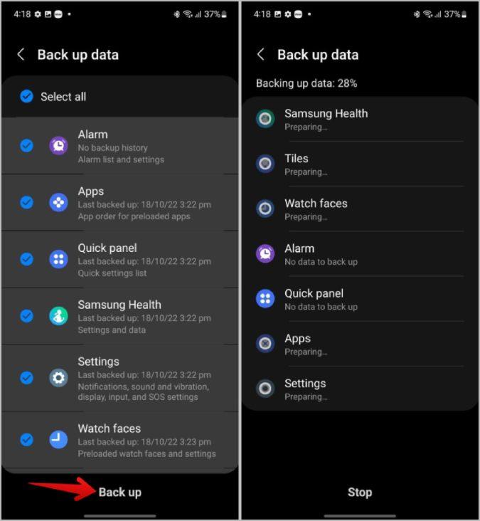 如何備份、重置和恢復 Samsung Galaxy Watch