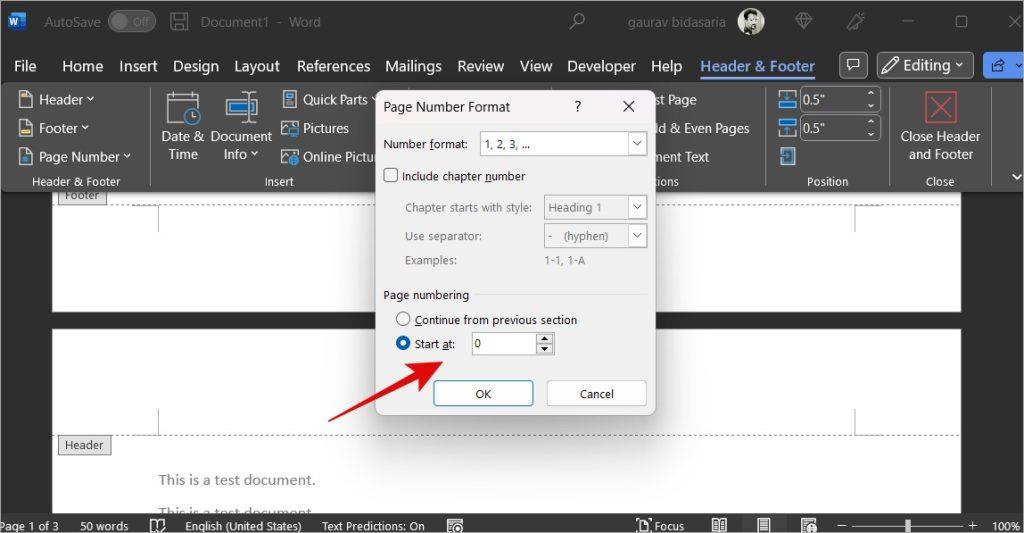 如何為 Microsoft Word 新增頁碼和頁碼