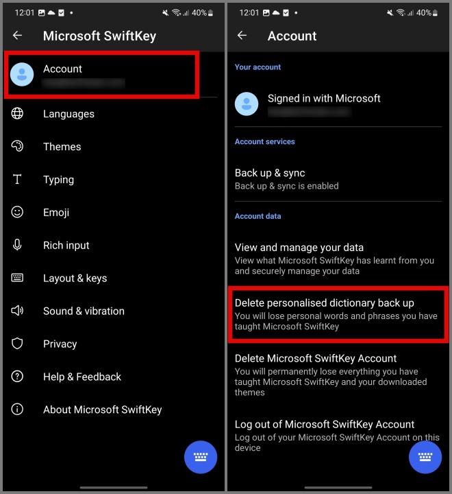 如何從任何 Android 鍵盤中刪除學到的單字