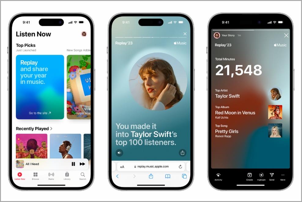如何尋找和分享 Apple Music 重播