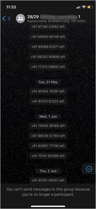 當您舉報並退出 Whatsapp 群組時會發生什麼