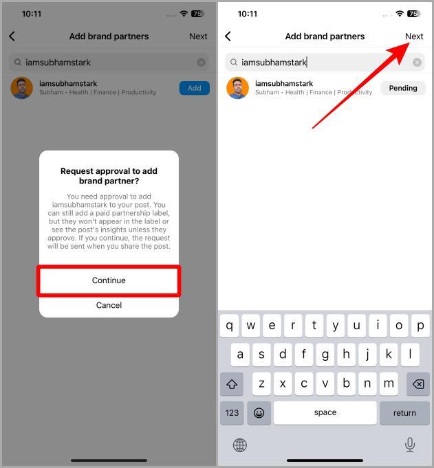 如何在 Instagram 貼文、捲軸和故事上添加付費合作夥伴標籤