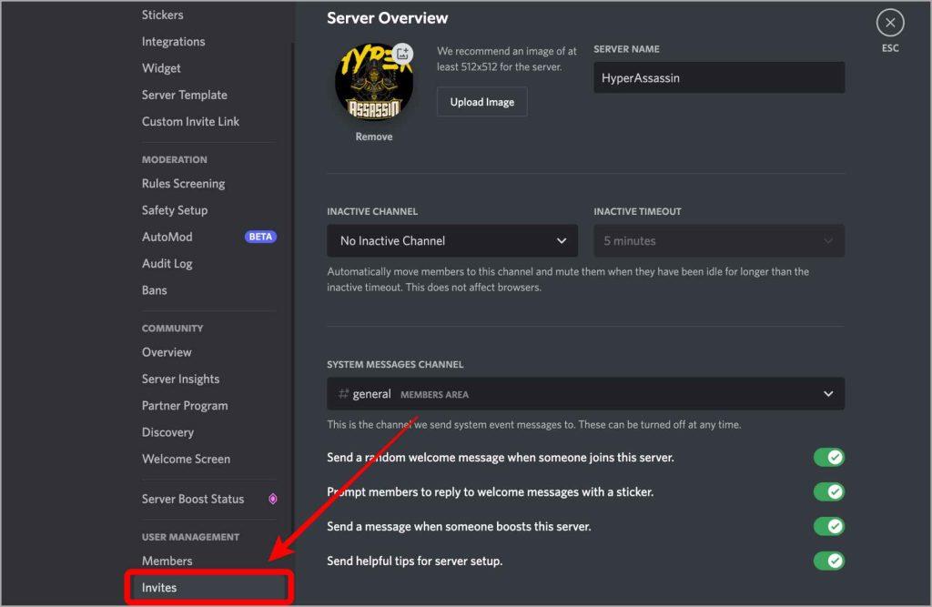 如何在 Discord 上暫停和停用邀請鏈接