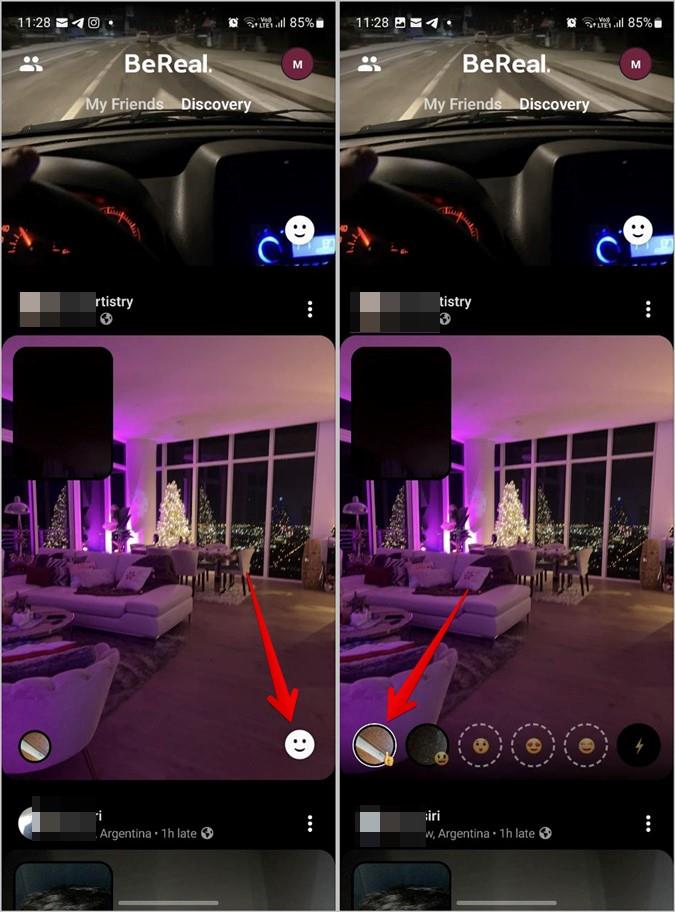 如何更改或刪除 BeReal 表情符號