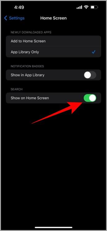 如何從 iPhone 主畫面刪除搜尋欄（Spotlight）