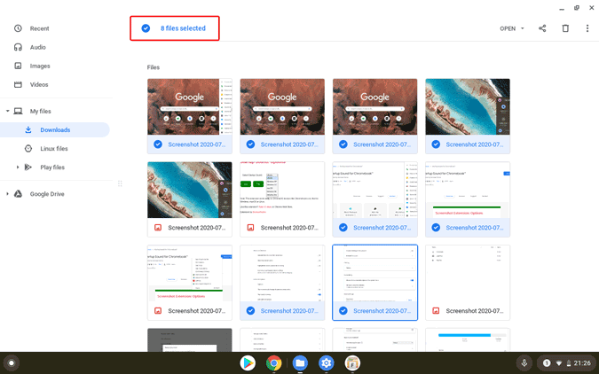 如何在 Chromebook 上壓縮和解壓縮文件
